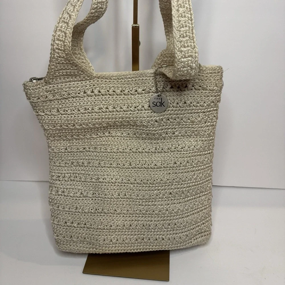 The SAK Original‎ Crochet Knitted Shoulder Bag Purse Handbag